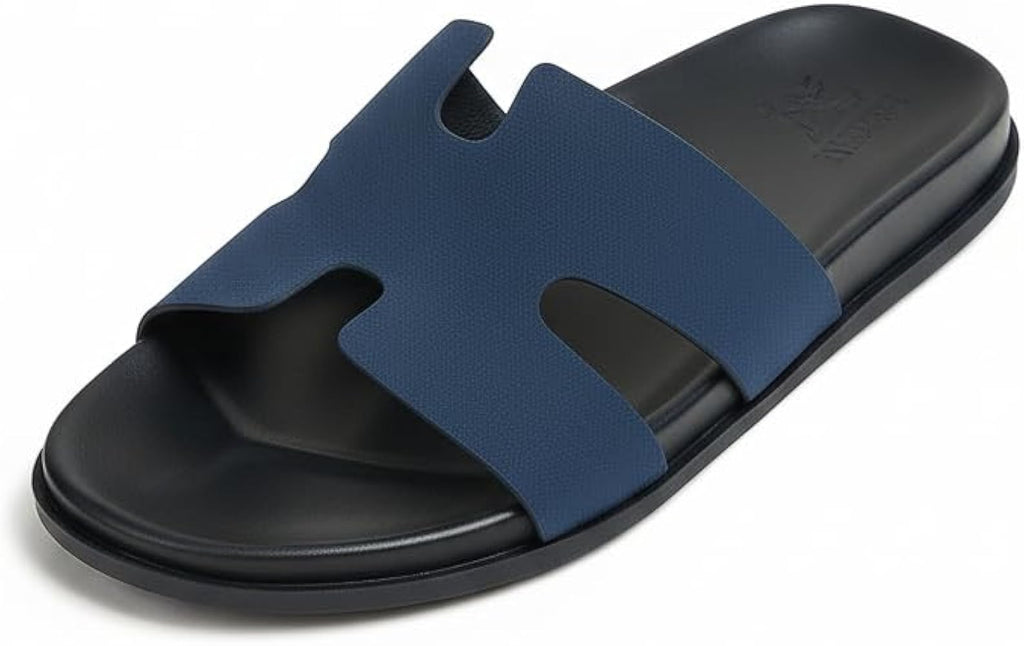 Hermes Izmir Sandal black blue (master quality)