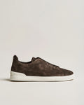 Zegna Triple Stitch brown  Suede (mirror to original) (preorder 7 days )