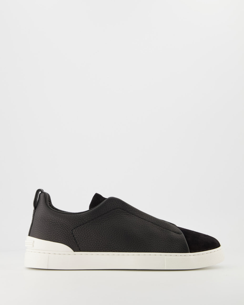 Zegna Triple Stitch leather/suede Black (mirror to original) (preorder 7 days )