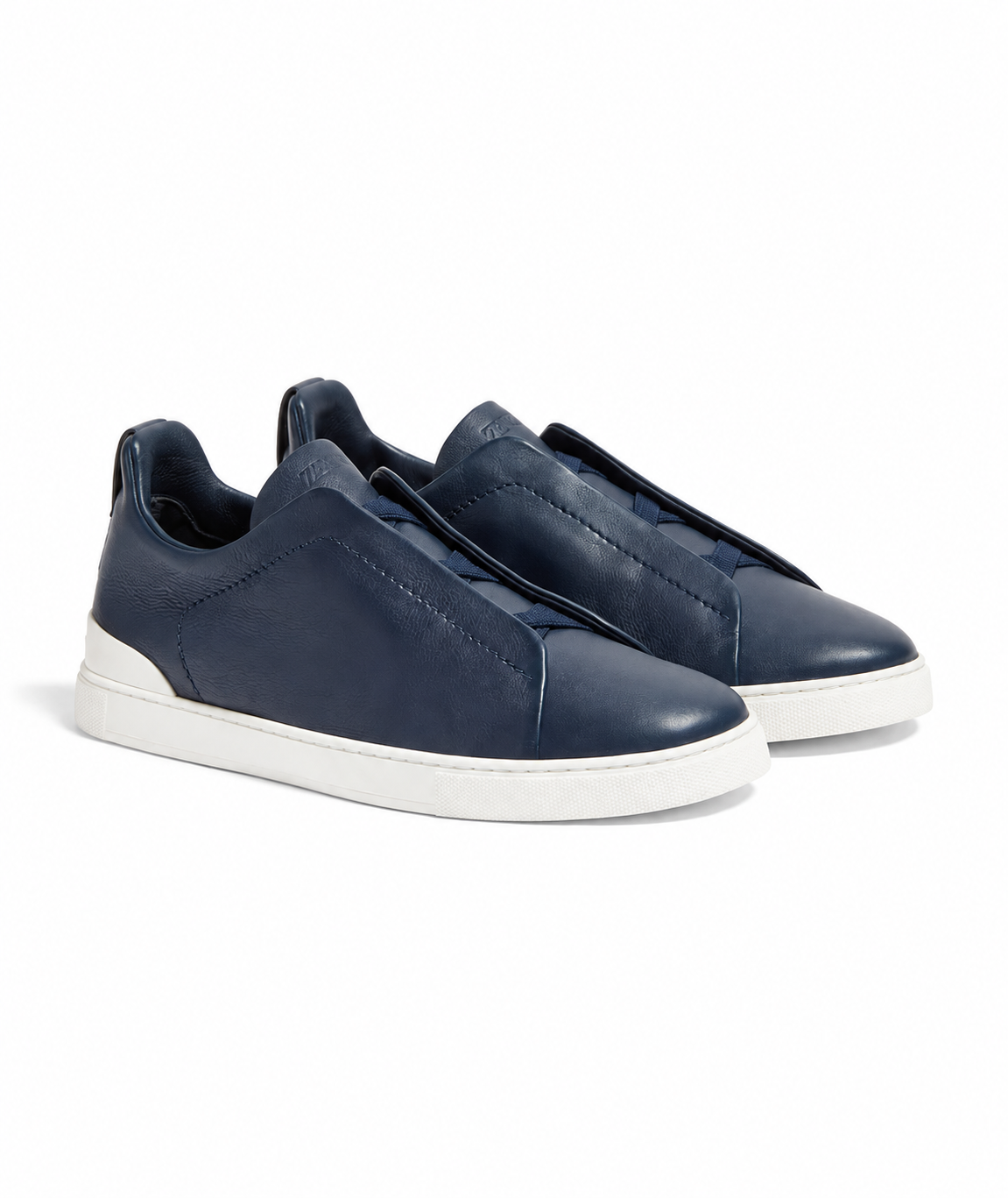 Zegna Triple Stitch deerskin navy (master quality)