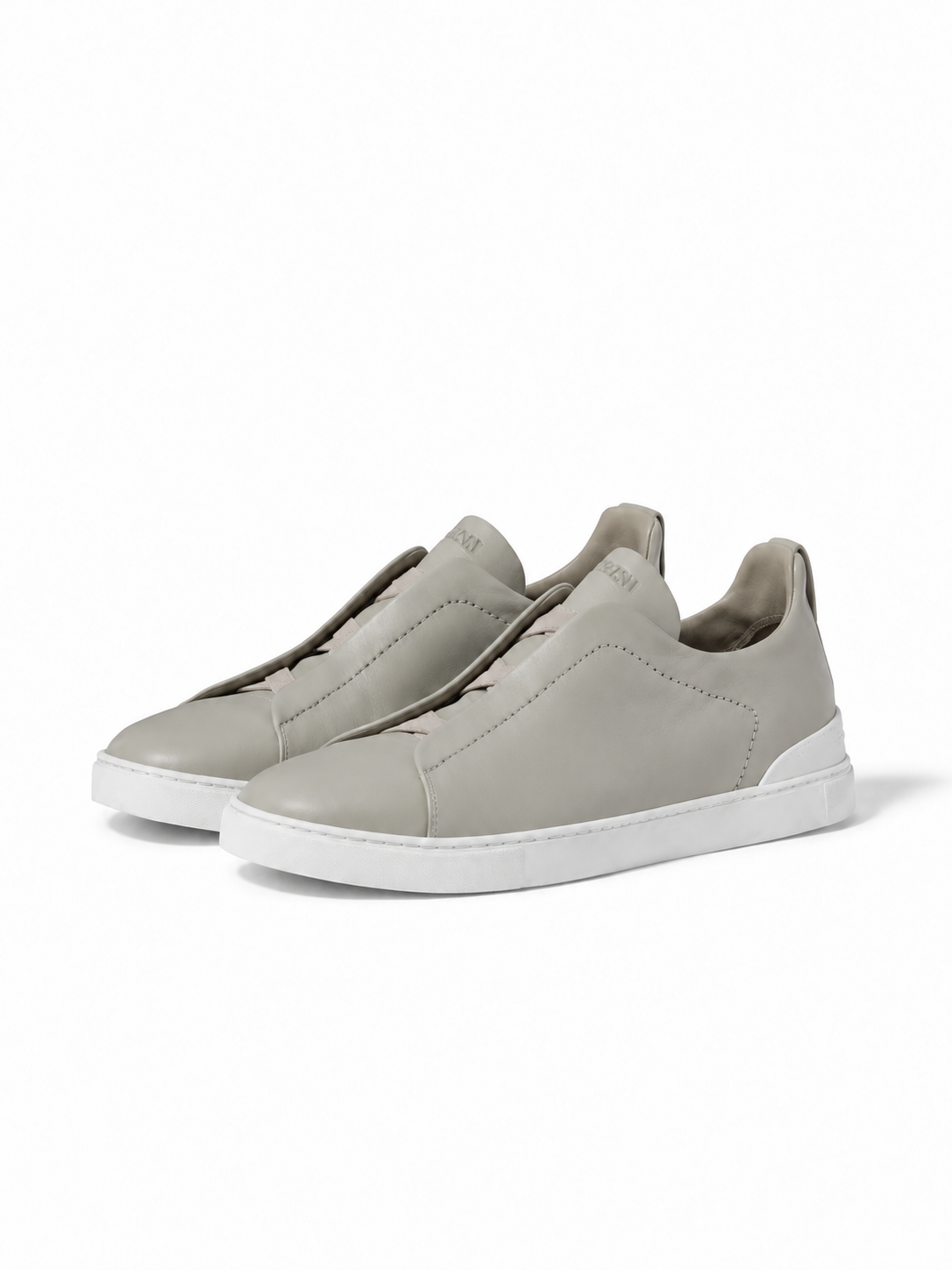 Zegna Triple Stitch deerskin green x grey (master quality)