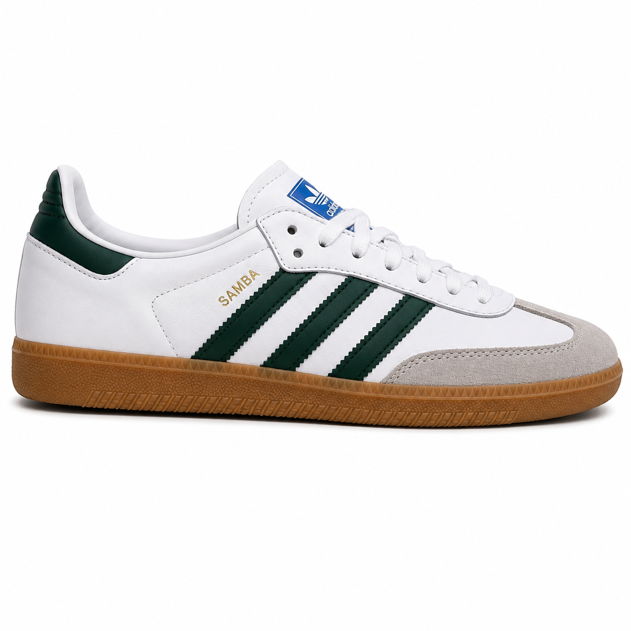 Adidas Samba white /green (fabric original)