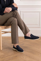Loro piana navy  loafers (Master quality )