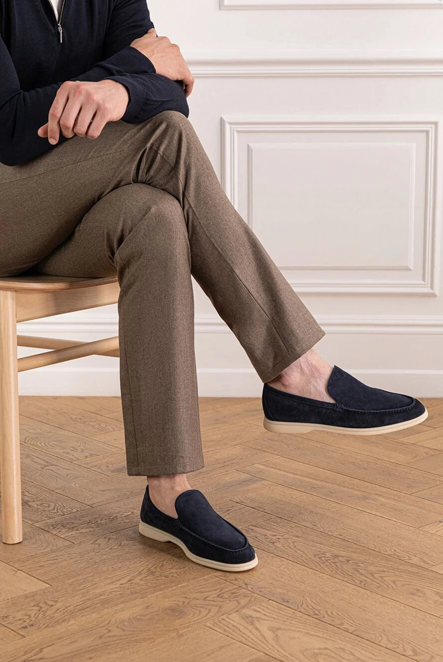 Loro piana navy  loafers (Master quality )