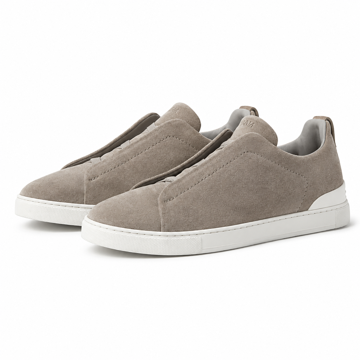 Zegna Triple Stitch grey Suede (master quality)