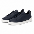 Zegna Triple Stitch leather navy blue (mirror to original)