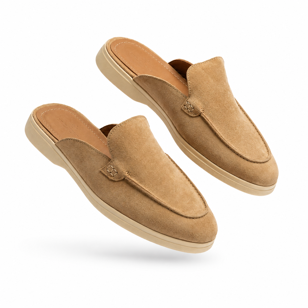 S1 SABO Biege (100% Genuine Suede Leather)
