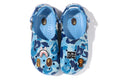 bape x crocs blue