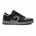 Nike Air Jordan 1 Low shoes in a black and smoke gre(master quality)