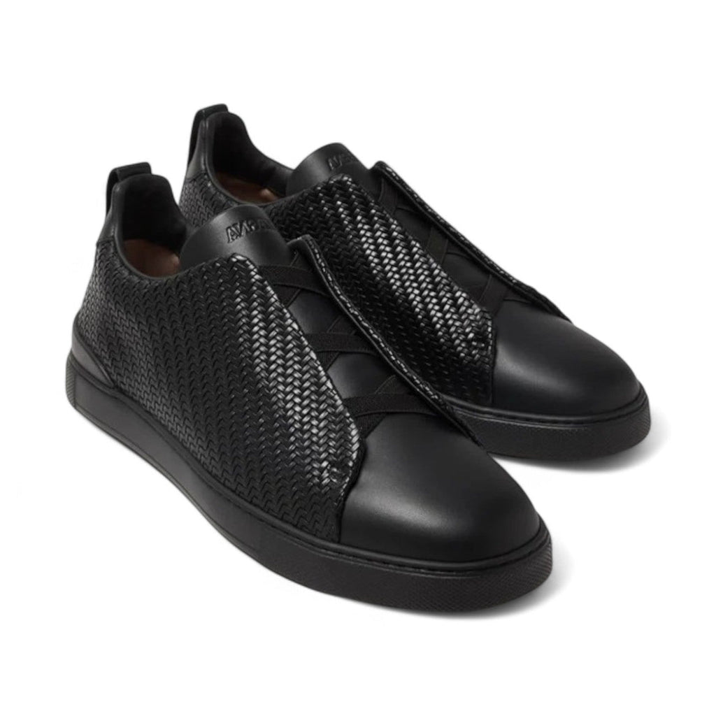 Zegna Woven leather upper (mirror to original)