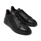 Zegna Woven leather upper (mirror to original)