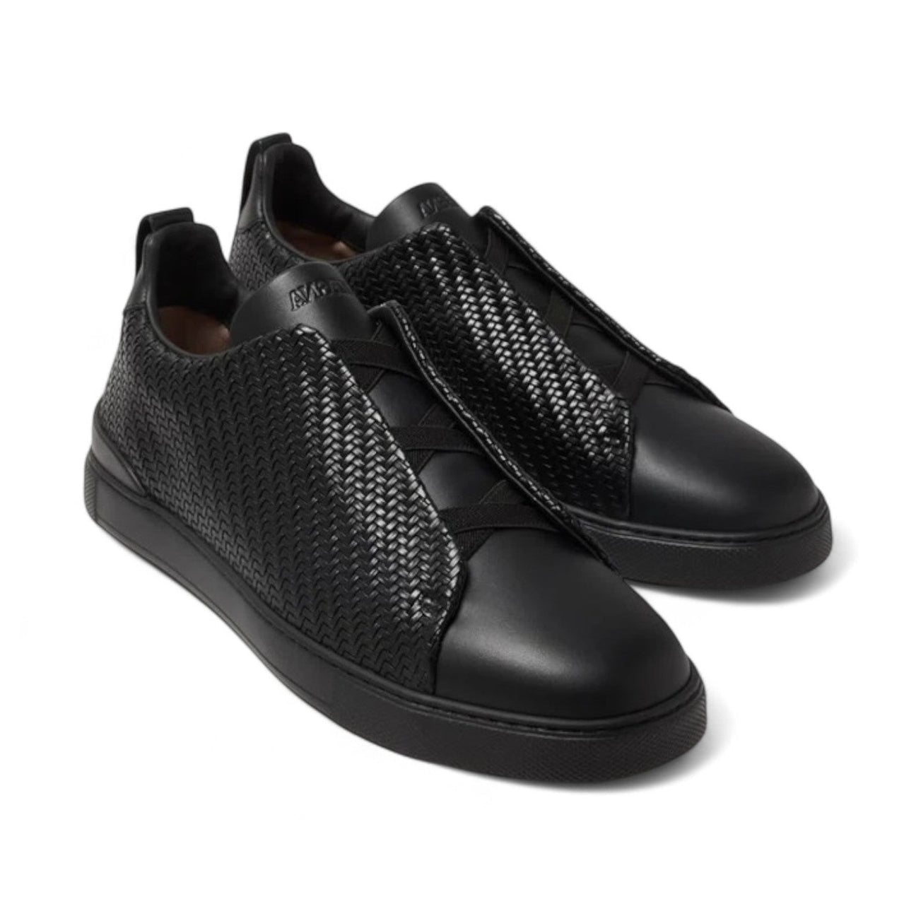 Zegna Woven leather upper (mirror to original)