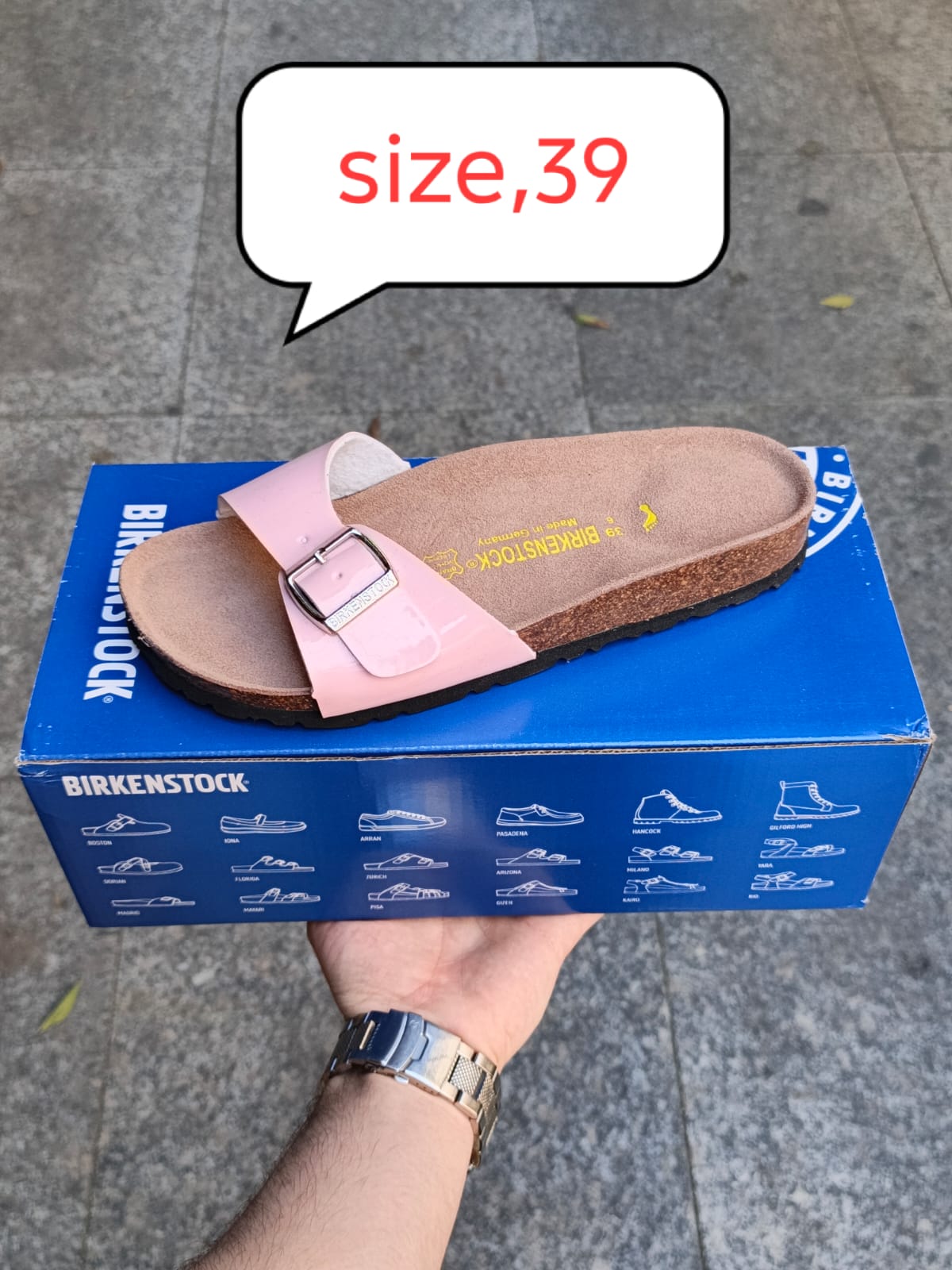 Birkenstock women Madrid Sandal light pink(clone to original) made in Germany