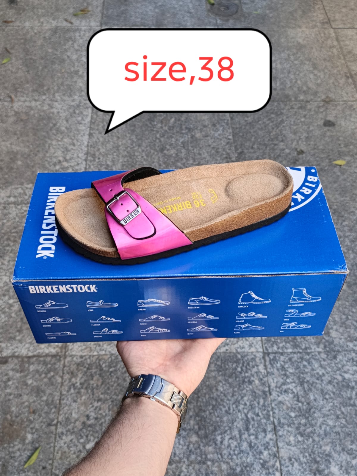 Birkenstock women Madrid Sandal pink(clone to original) made in Germany