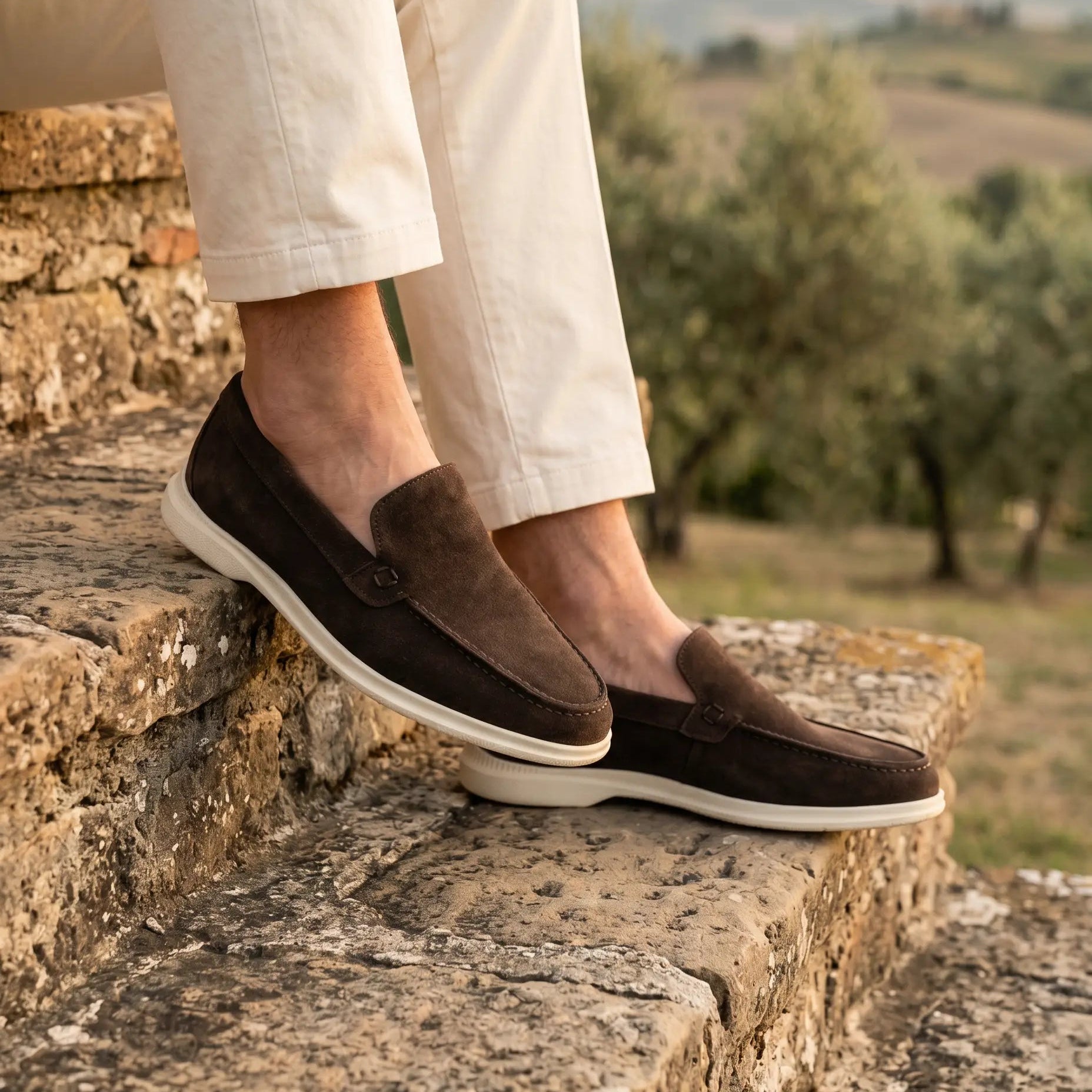 Loro piana brown loafers (copy a)